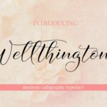 Wellthington Font Poster 1
