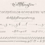 Wellthington Font Poster 9
