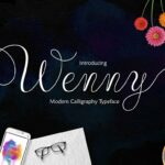 Wenny Script Font Poster 1