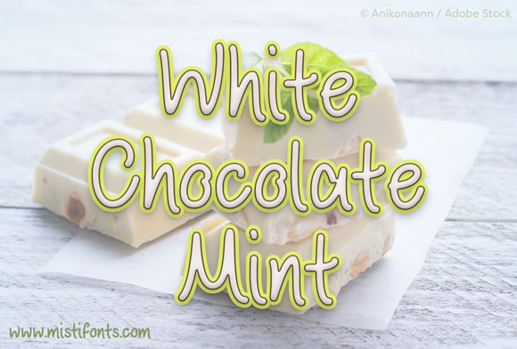 White Chocolate Mint Font