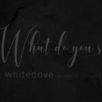 Whitedove Script Font Poster 12