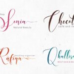 Whitedove Script Font Poster 4