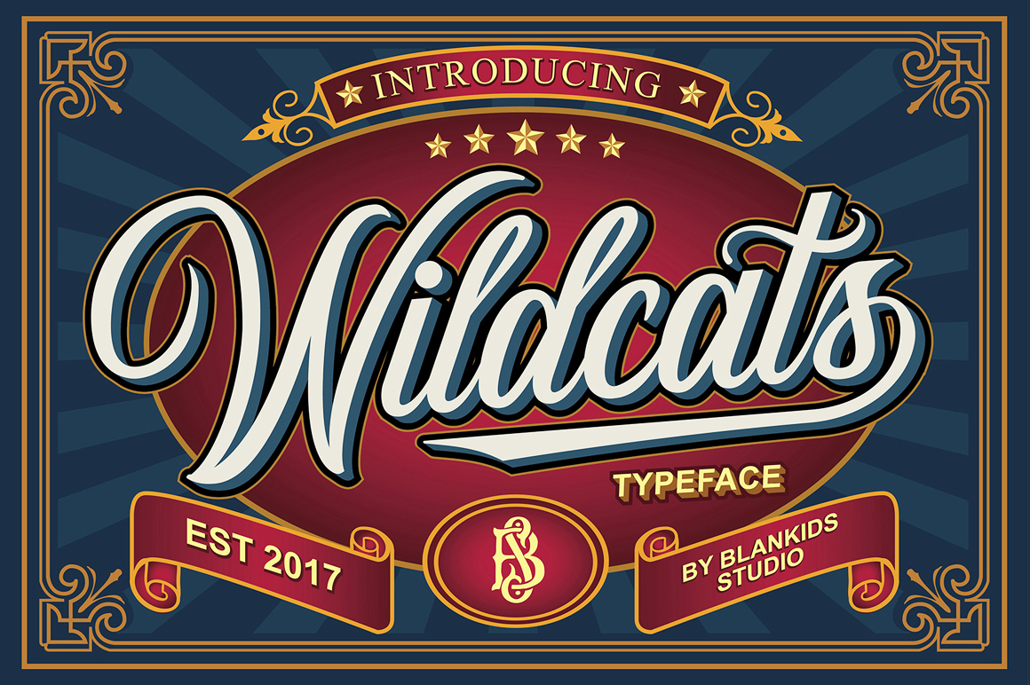 Wildcats Font Poster 1