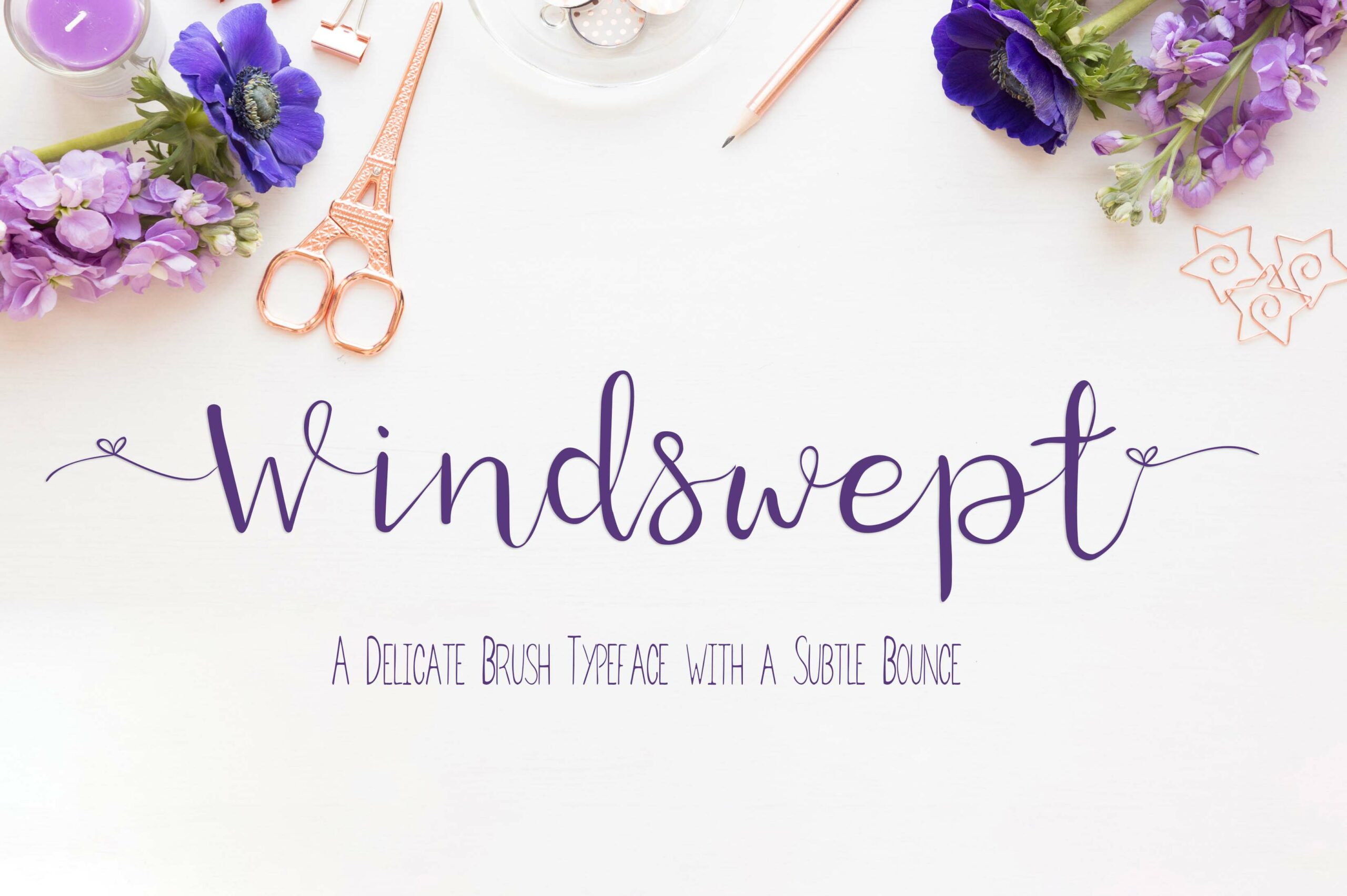 Windswept Font Poster 1