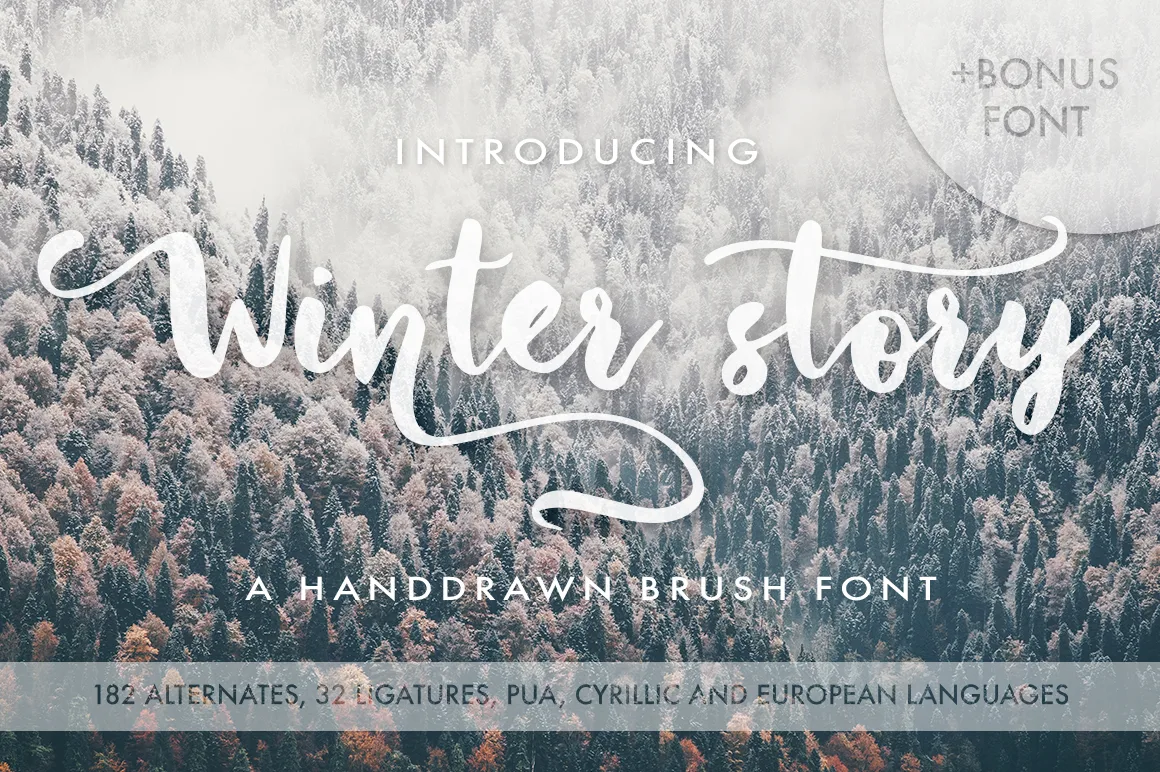Winter Story Font Winter Story Font Poster 1