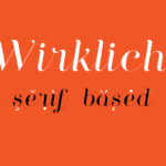 Wirklich Font Poster 1