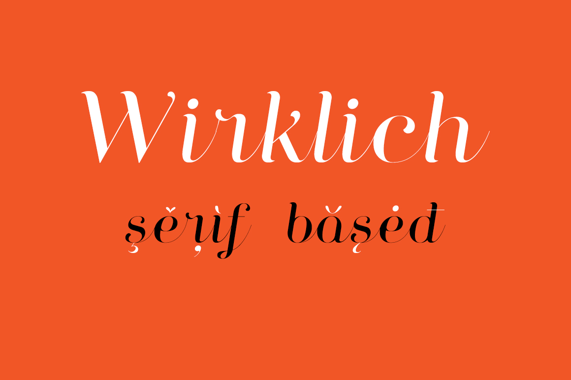 Wirklich Font