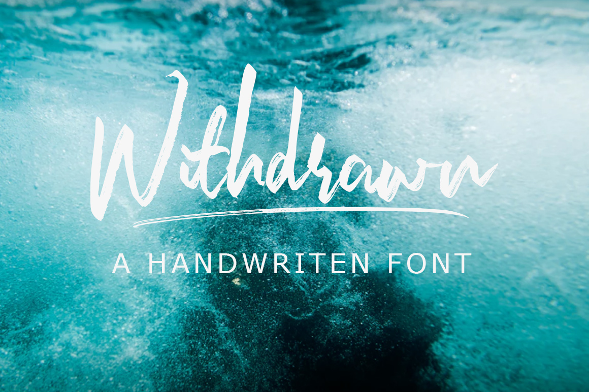 Withdrawn Font