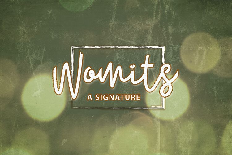 Womits Font Poster 1