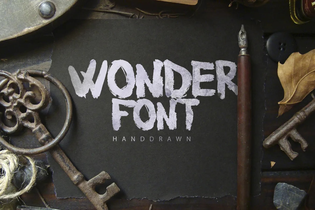 Wonder Font Wonder Font Poster 1