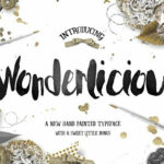 Wonderlicious Font Poster 1