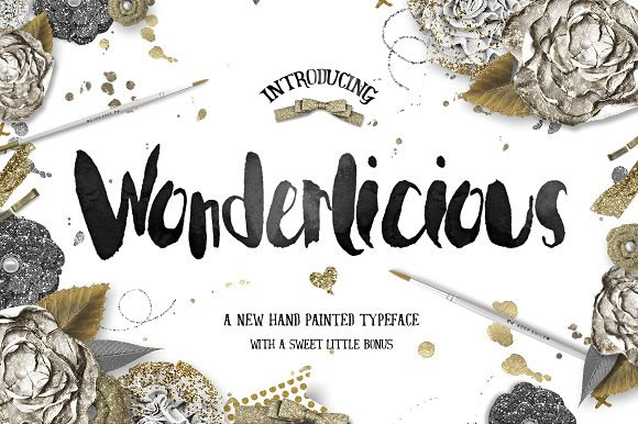 Wonderlicious Font Poster 1