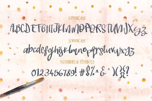 Yellow Gold Font Poster 1