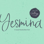 Yesmina Font Poster 1
