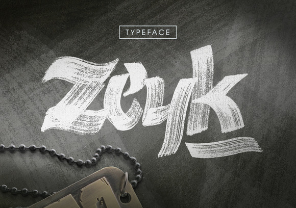 Zeyk Font Poster 1