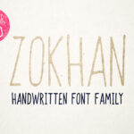 Zokhan Font Poster 1