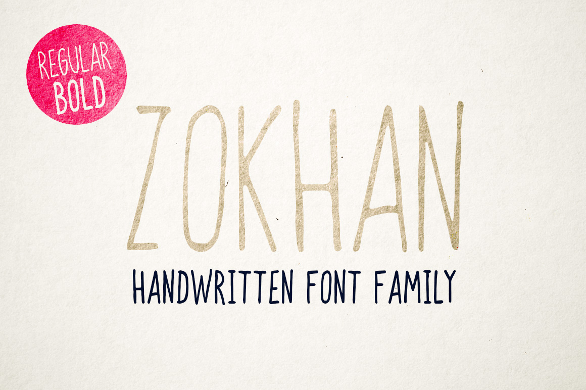 Zokhan Font Poster 1