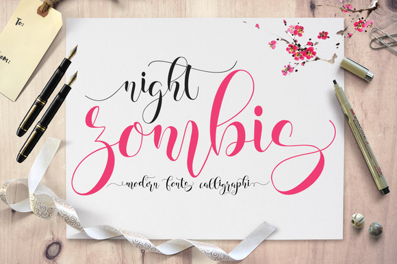 Zombis Night Font