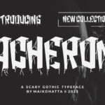 Acheron Font Poster 3