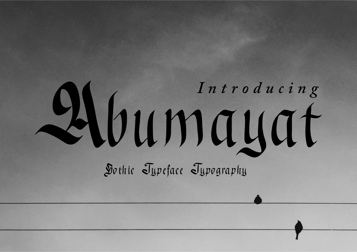 Abumayat Font Poster 1