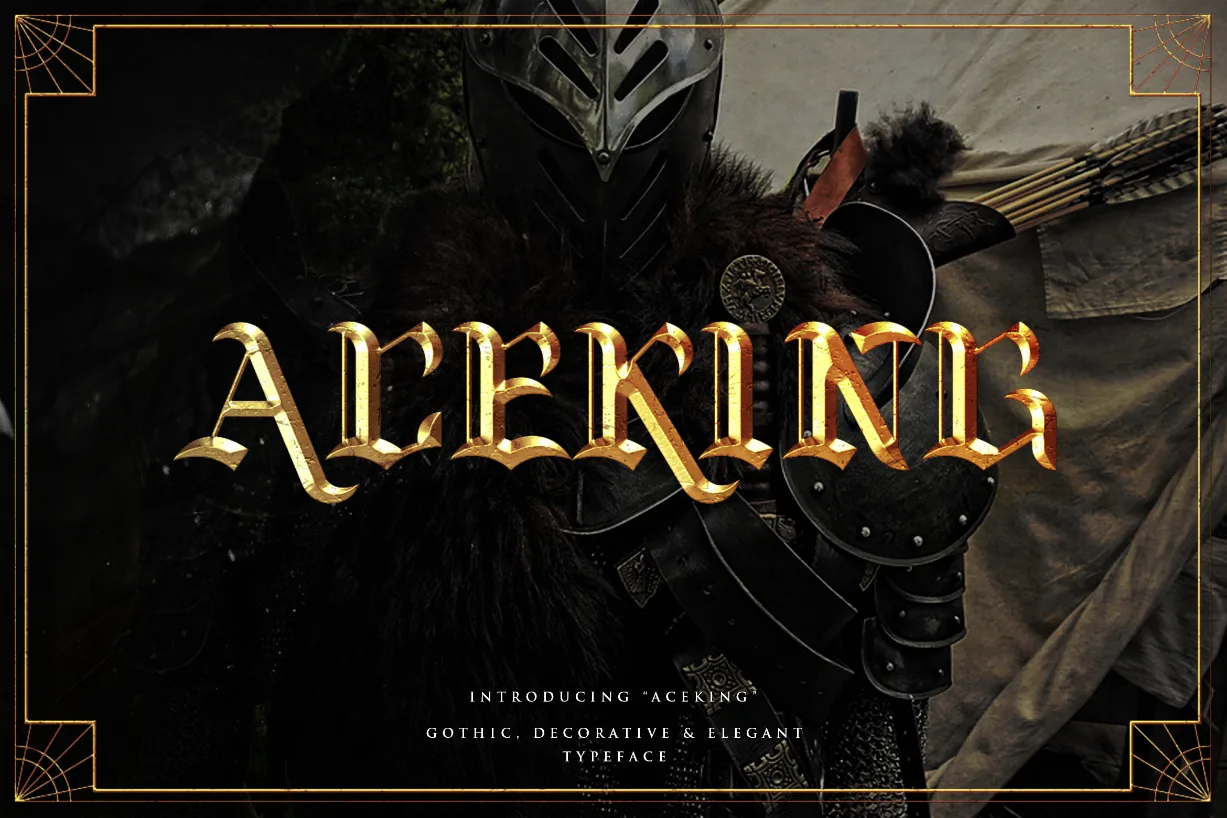 Aceking Font Aceking Font Poster 1
