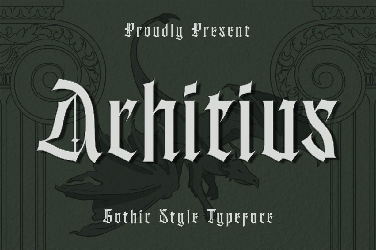 Achitius Font Poster 1