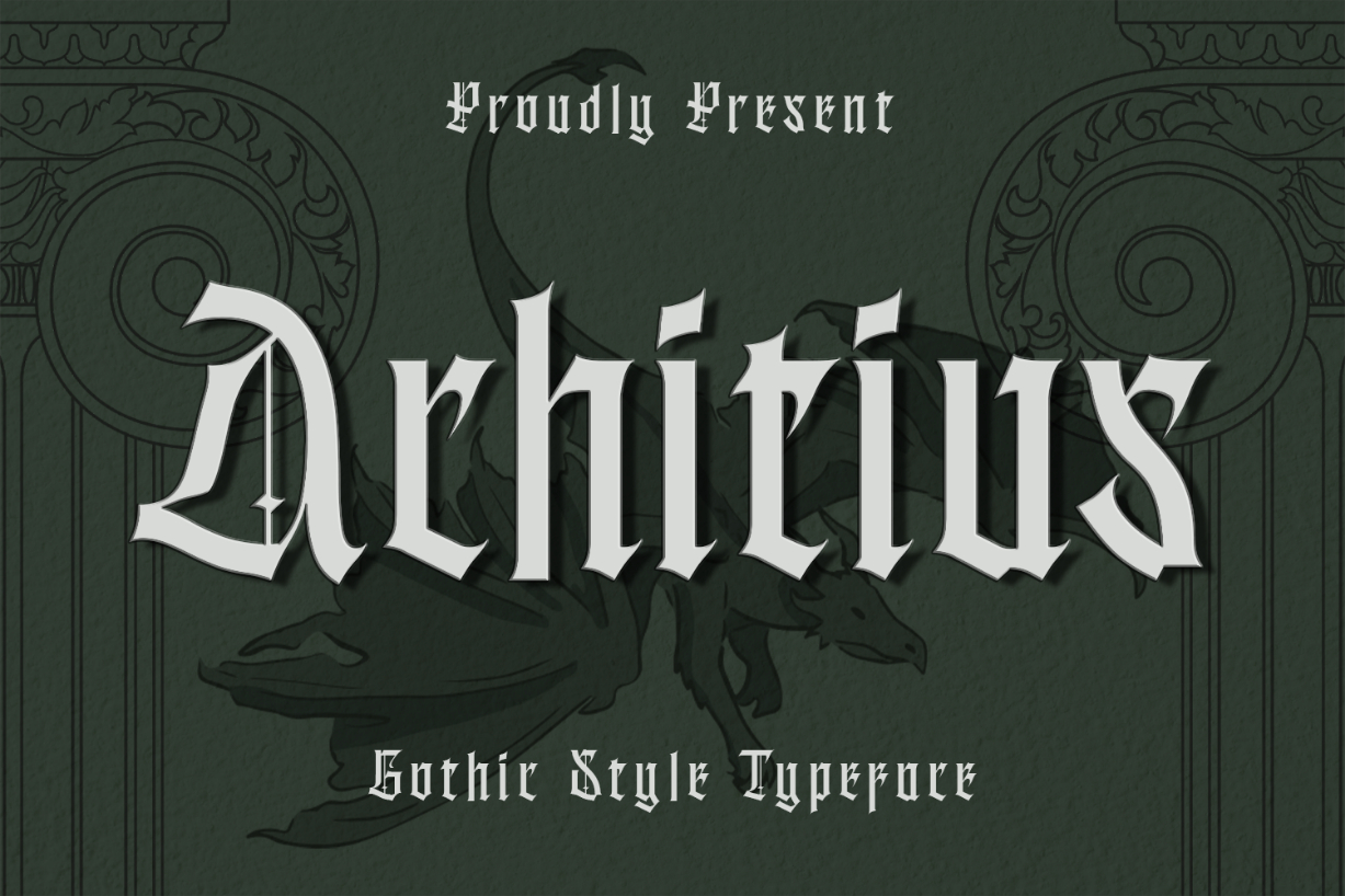 Achitius Font Poster 1