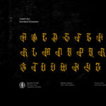 Acinonyx Jubatus Font Poster 10