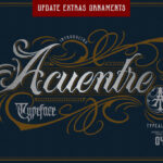 Acuentre Font Poster 1