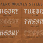 Aero Wolves Font Poster 4