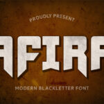 Afira Font Poster 3