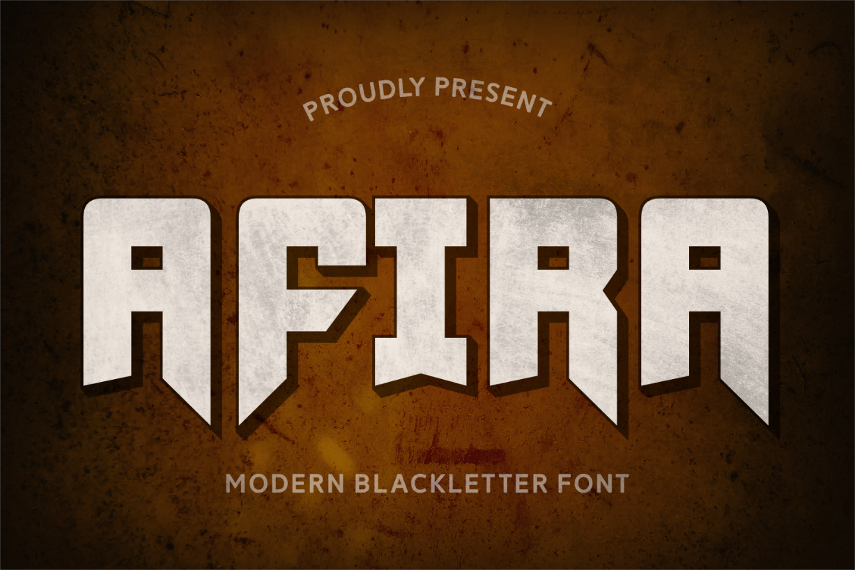 Afira Font Poster 1