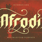 Afrodit Font Poster 3