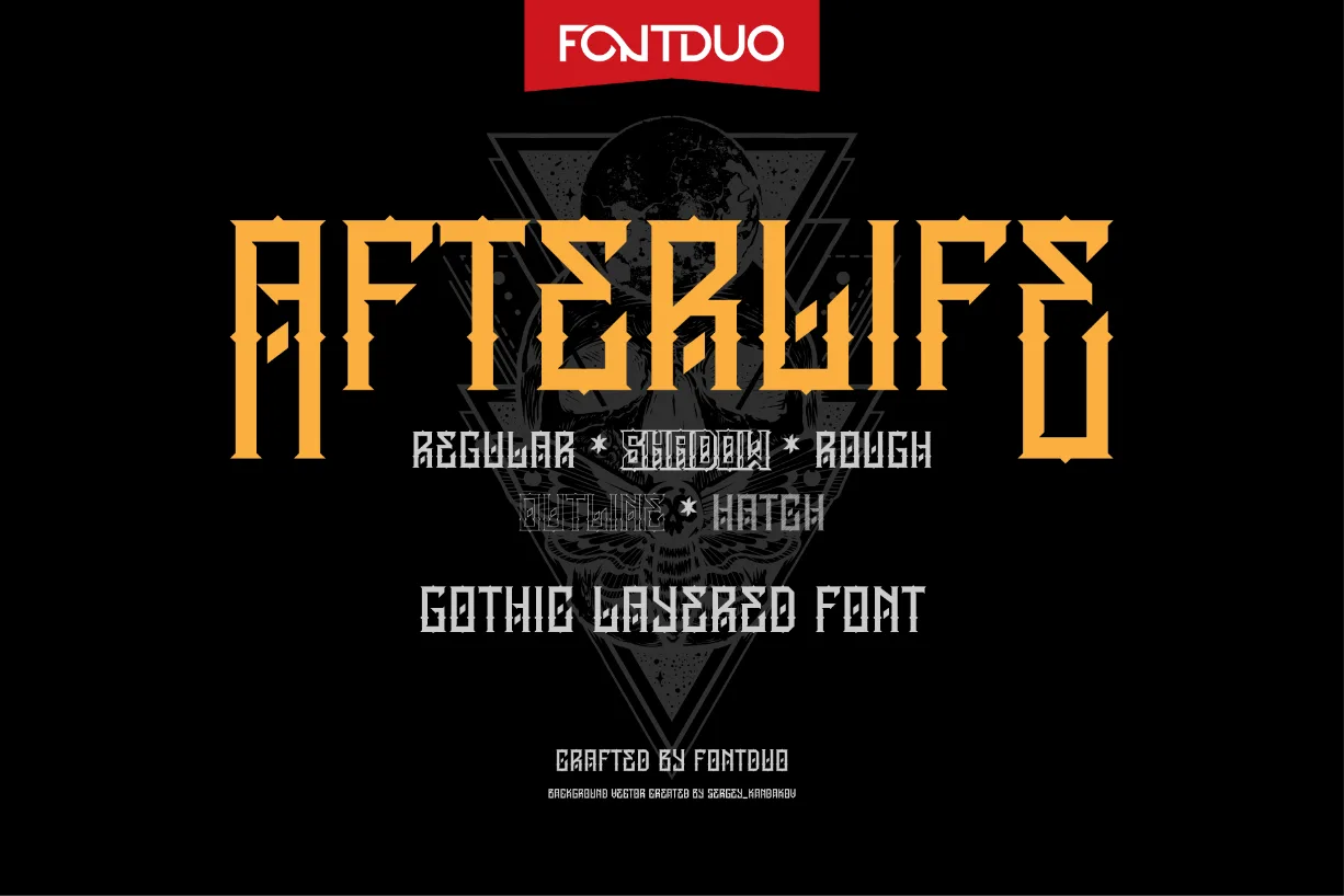 Afterlife Font Afterlife Font Poster 1