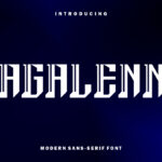 Agalenn Font Poster 3