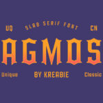 Agmos Font Poster 3