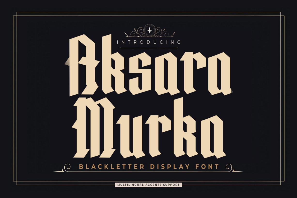 Aksara Murka Font Poster 1