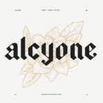 Alcyone Font Poster 3