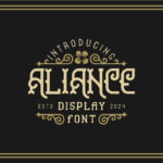 Aliance Font Poster 3