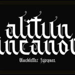 Alitun Incanor Font Poster 3