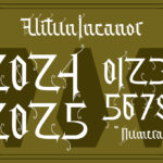 Alitun Incanor Font Poster 8