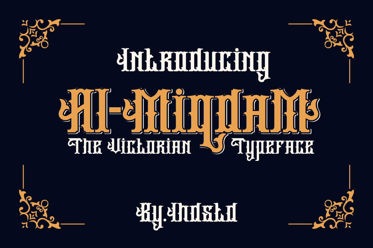 Almiqdam Font Poster 1