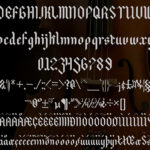 Almond King Font Poster 2