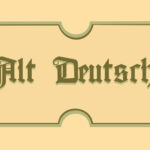 Alt Deutsche Font Poster 3