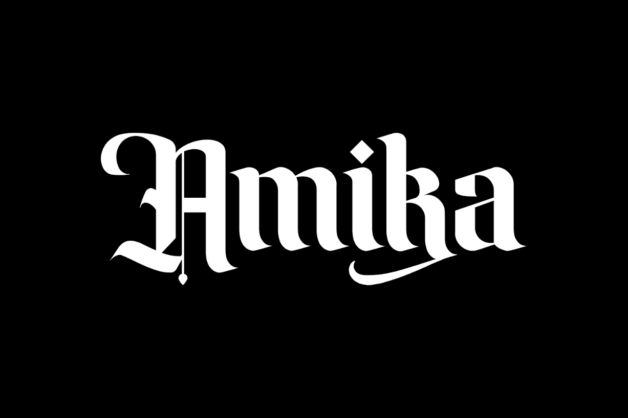 Amika Font Poster 1