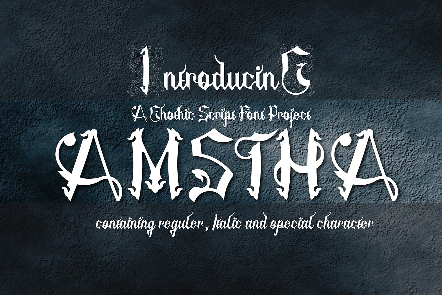 Amstha Font
