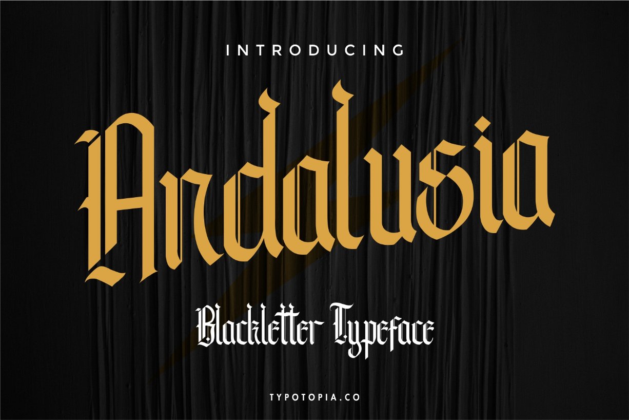 Andalusia Font Poster 1