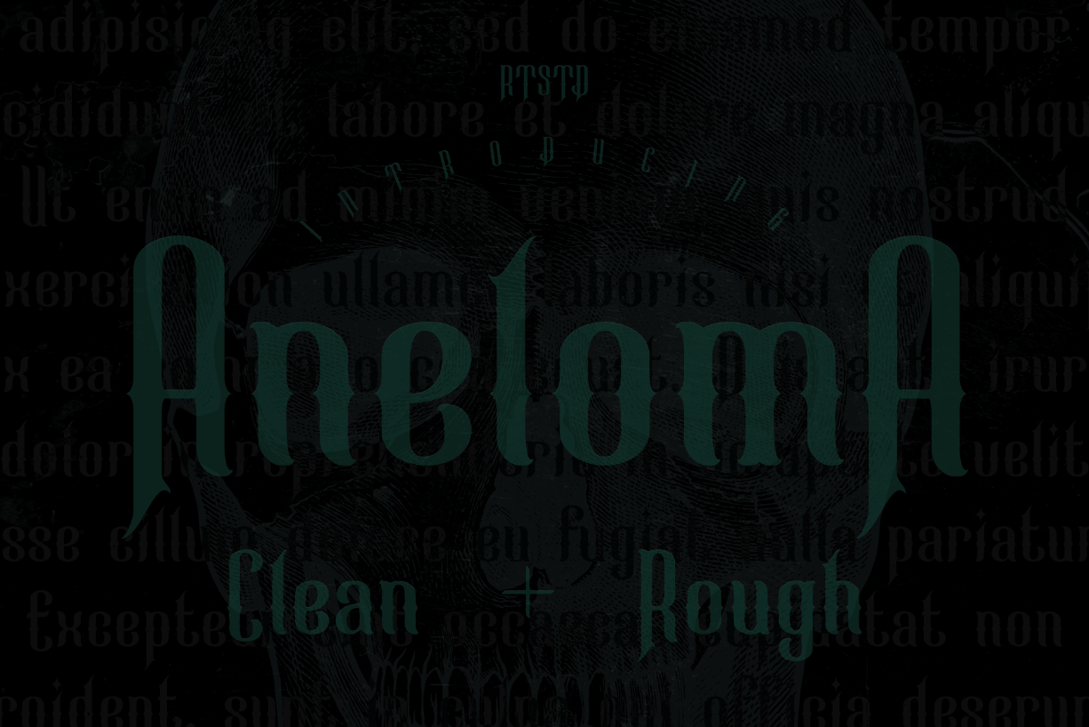 Aneloma Font Poster 1