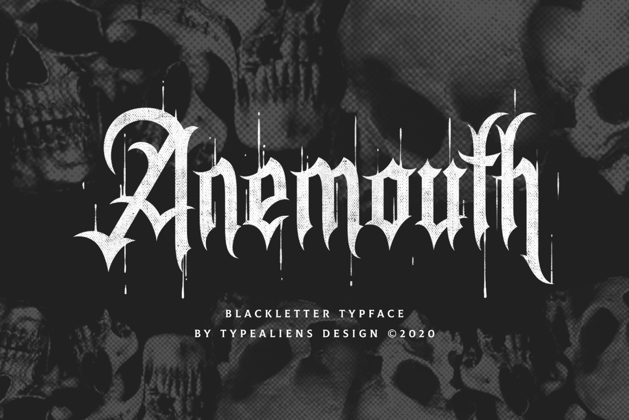 Anemouth Font Poster 1