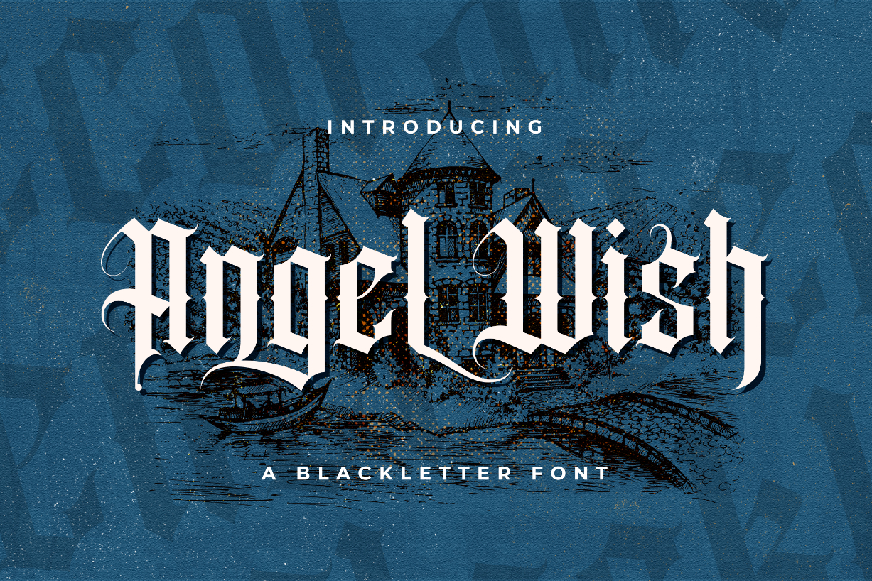 Angel Wish Font Poster 1